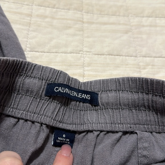 Calvin Klein Jeans Linen Joggers - Picture 5 of 5